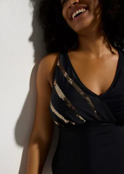 Maillot 1 pièce à sequins