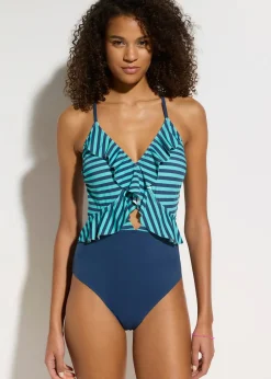 Maillot 1 pièce à volants