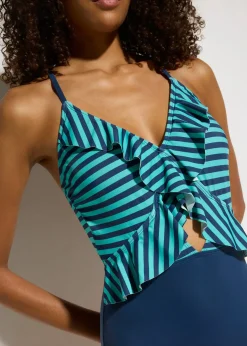 Maillot 1 pièce à volants