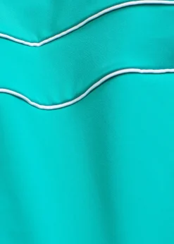 Maillot 1 pièce avec coutures décoratives