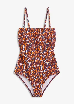 Maillot 1 pièce bandeau à bretelles multifonctions