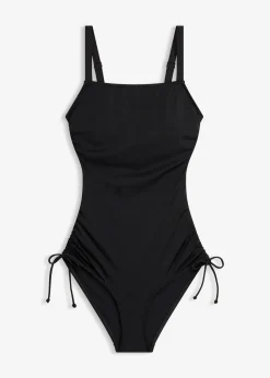 Maillot 1 pièce bandeau échancré