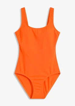 Maillot 1 pièce échancrure haute dans le dos