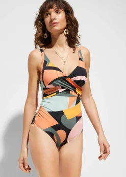 Maillot 1 pièce croisé