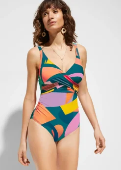 Maillot 1 pièce croisé