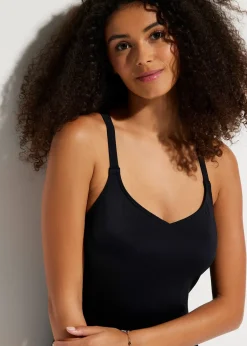 Maillot 1 pièce de sport à séchage rapide, dos nageur