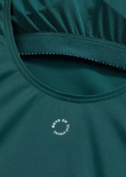 Maillot 1 pièce de sport à séchage rapide, dos nageur