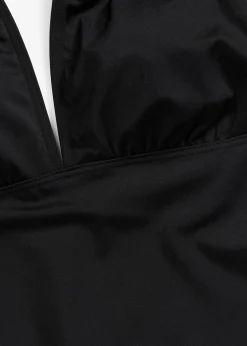 Maillot 1 pièce dos nu, décolleté V plongeant