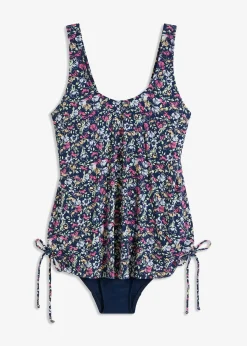 Maillot 1 pièce froncé sur les côtés