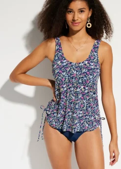 Maillot 1 pièce froncé sur les côtés