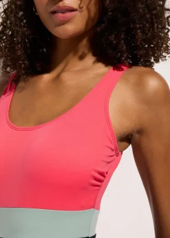 Maillot 1 pièce séchage rapide, color-block