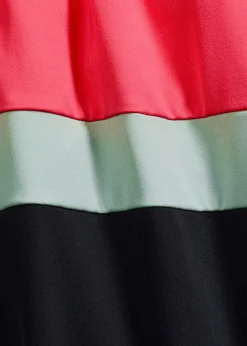 Maillot 1 pièce séchage rapide, color-block