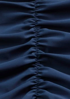 Maillot 1 pièce sculptant à fronces, maintien léger