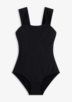 Maillot 1 pièce sculptant à bretelles larges, maintien modéré