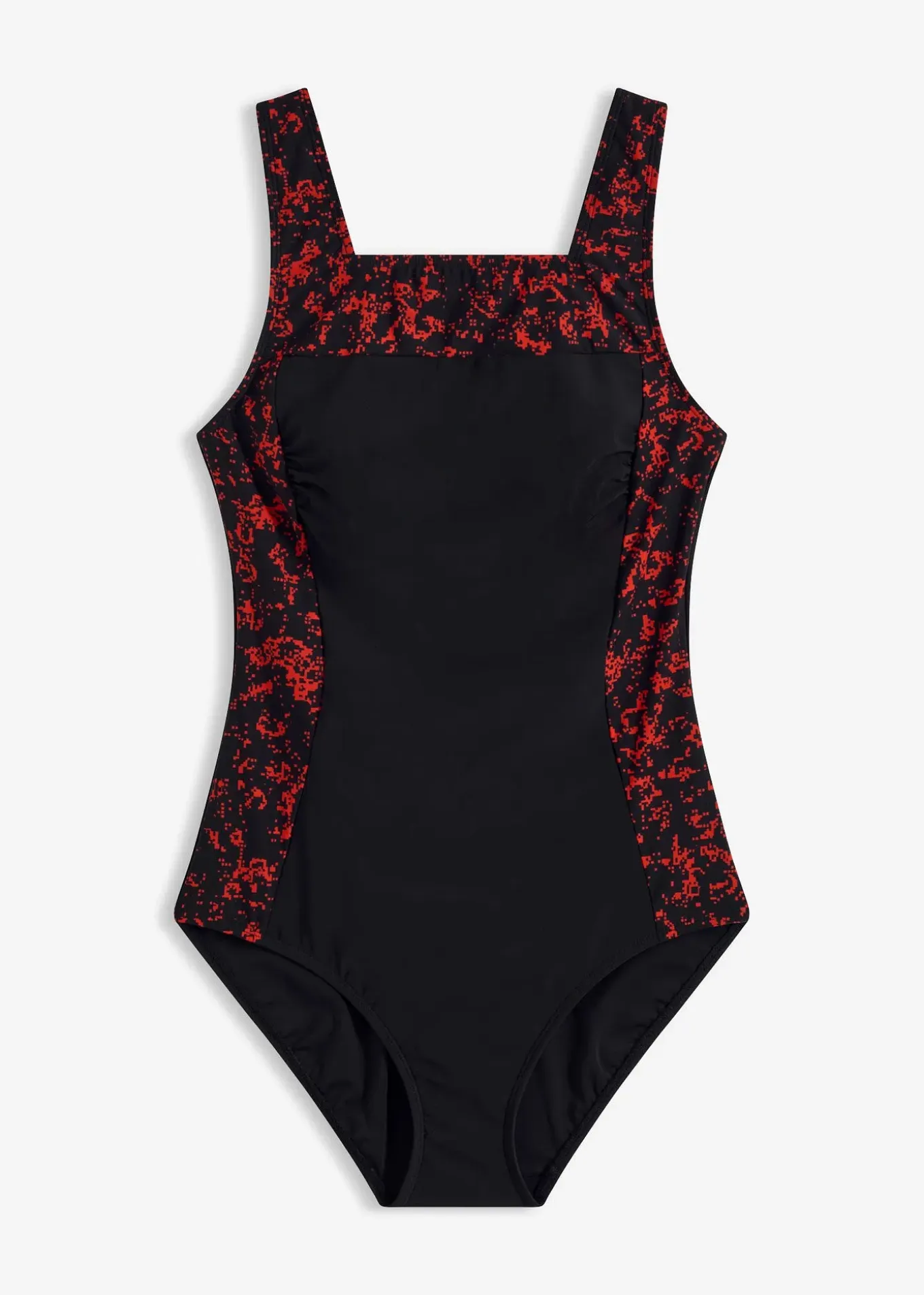 Maillot 1 pièce sculptant à encolure carrée, maintien modéré