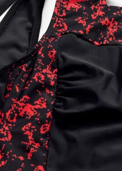 Maillot 1 pièce sculptant à encolure carrée, maintien modéré