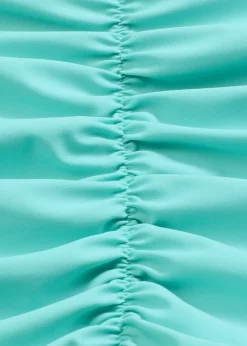 Maillot 1 pièce sculptant à fronces, maintien léger