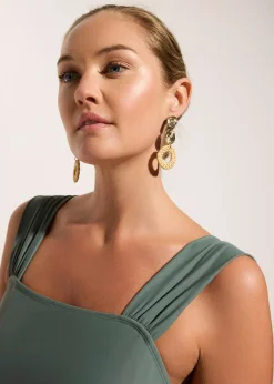 Maillot 1 pièce sculptant à bretelles larges, maintien modéré