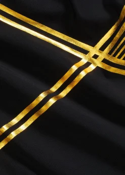 Maillot 1 pièce sculptant à détails dorés, maintien léger