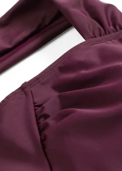 Maillot 1 pièce sculptant à bretelles larges, maintien modéré