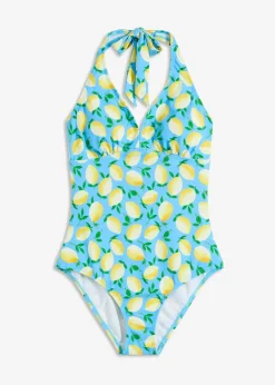 Maillot 1 pièce sculptant à dos nu, maintien modéré