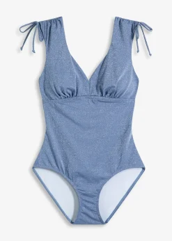 Maillot 1 pièce sculptant brillant, maintien léger