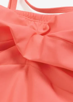 Maillot 1 pièce sculptant effet croisé, maintien modéré