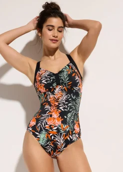 Maillot 1 pièce sculptant, maintien modéré