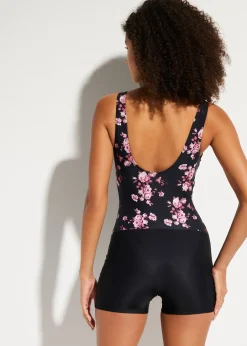 Maillot 1 pièce sculptant, maintien léger