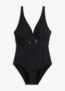 Maillot 1 pièce sculptant, maintien léger, encolure V