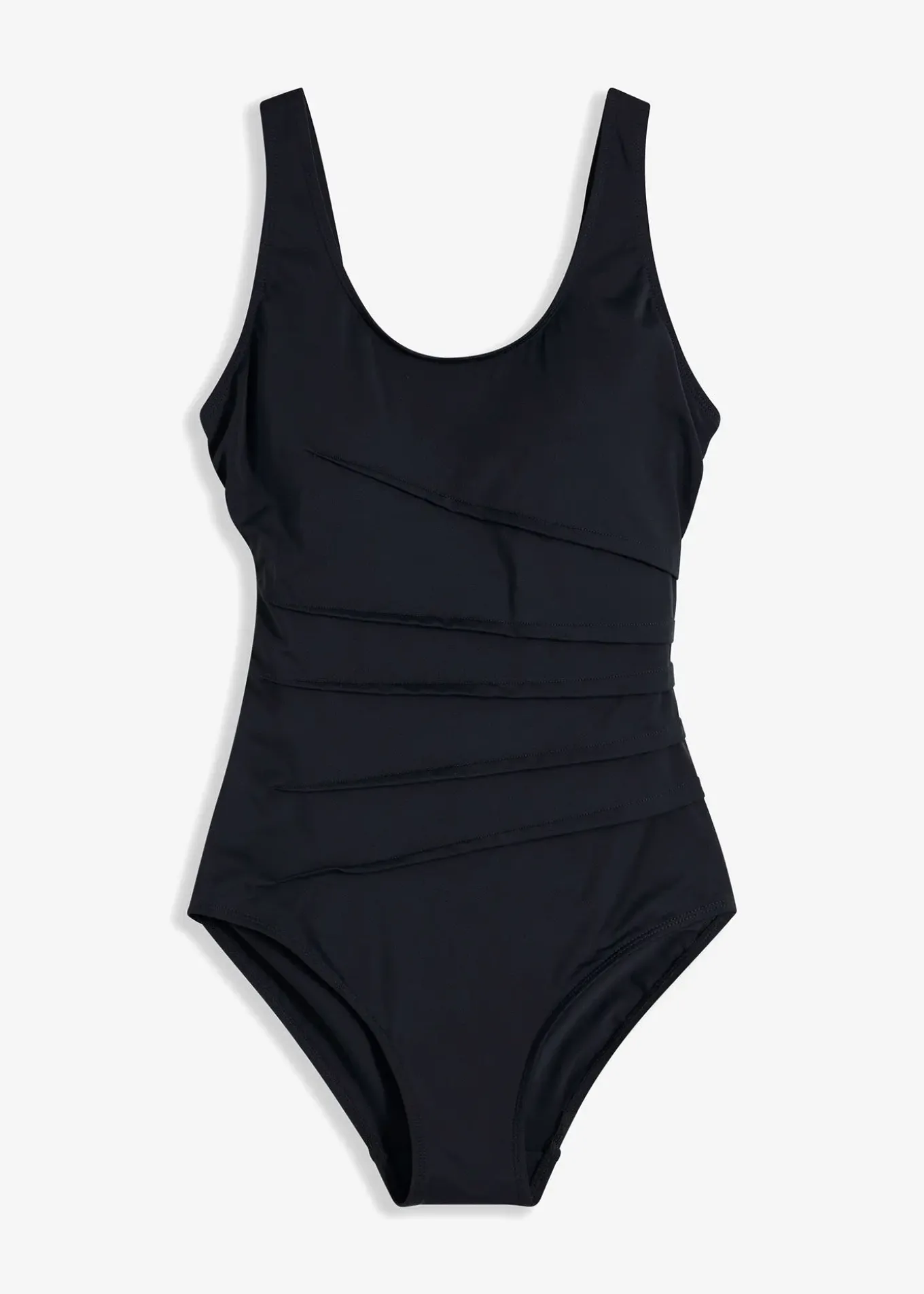 Maillot 1 pièce sculptant, maintien léger, avec plis décoratifs