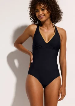 Maillot 1 pièce sculptant, maintien modéré