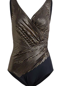 Maillot 1 pièce sculptant, maintien modéré