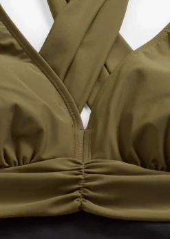 Maillot 1 pièce sculptant, maintien léger, encolure V