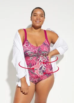 Maillot 1 pièce sculptant, maintien modéré