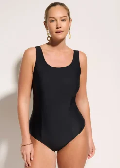 Maillot 1 pièce sculptant, maintien modéré