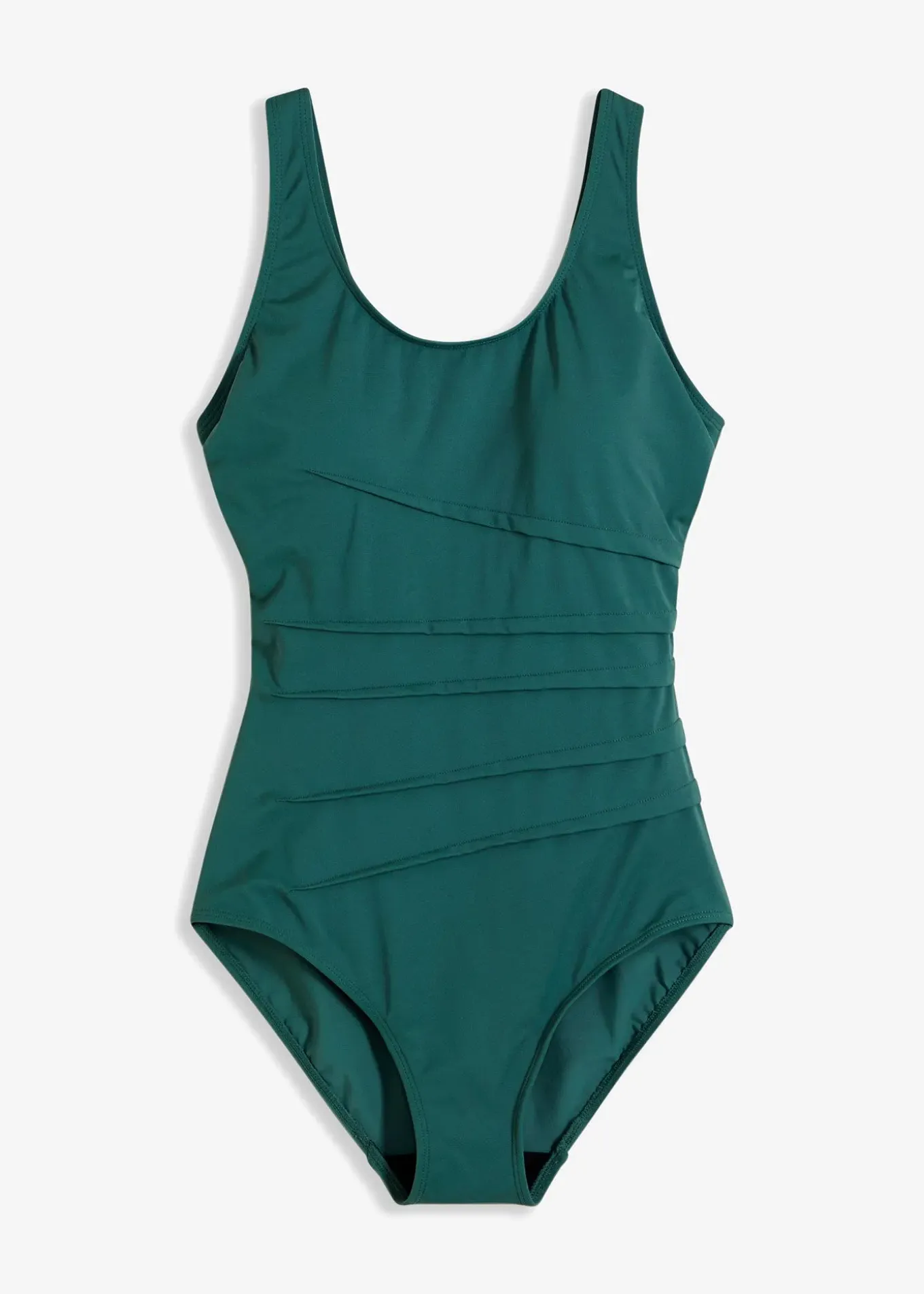 Maillot 1 pièce sculptant, maintien léger, avec plis décoratifs