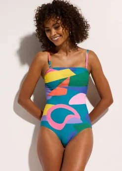 Maillot 1 pièce sculptant, maintien léger