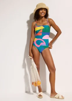 Maillot 1 pièce sculptant, maintien léger