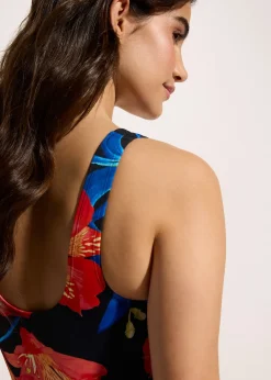 Maillot 1 pièce sculptant, maintien modéré