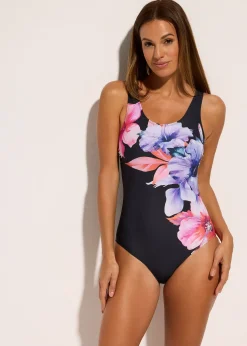 Maillot 1 pièce sculptant, maintien léger