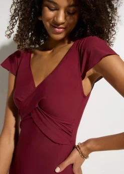 Maillot 1 pièce sculptant style croisé, maintien léger