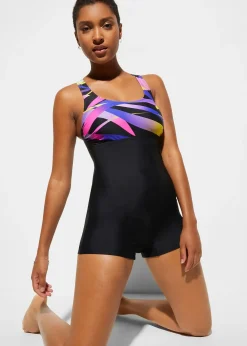 Maillot 1 pièce shorty, séchage rapide