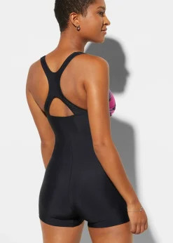 Maillot 1 pièce shorty, séchage rapide