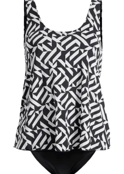 Maillot 1 pièce, style tankini