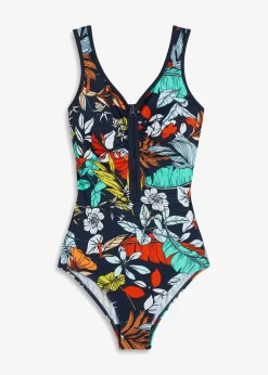 Maillot 1 pièce, zip devant