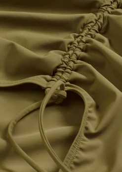 Maillot 1 pièce sculptant avec laçages, maintien léger