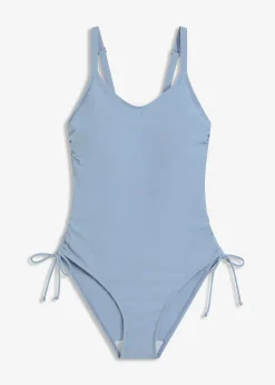 Maillot 1 pièce sculptant avec laçages