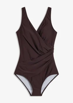 Maillot 1 pièce sculptant et croisé, maintien modéré