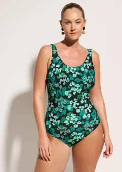 Maillot 1 pièce sculptant, maintien léger